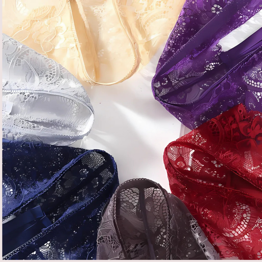 Women Sexy Lace Lingerie Briefs Thongs Panties